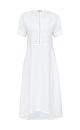 A-line dress with lace detail - BRUSNIKA. Women clothes