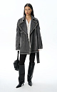 Jean trench coat with a yoke - BRUSNIKA. Women clothes