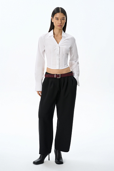 Corset-style shirt - BRUSNIKA Women Clothes