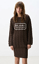 Jumper with braids and jacquard - BRUSNIKA. Women clothes