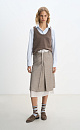 Cotton shirt with lace - BRUSNIKA. Women clothes