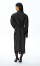 Wool shirt with big shoulders - BRUSNIKA. Women clothes