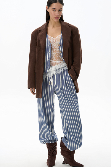 100% cotton striped trousers - BRUSNIKA Women Clothes