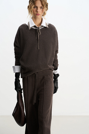 Cashmere and wool jumper - BRUSNIKA Women Clothes