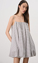 100% cotton balloon dress - BRUSNIKA. Women clothes