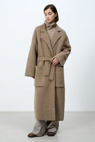 Coat made of mixed wool - BRUSNIKA Women Clothes