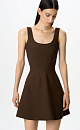 Knit mini dress - BRUSNIKA. Women clothes
