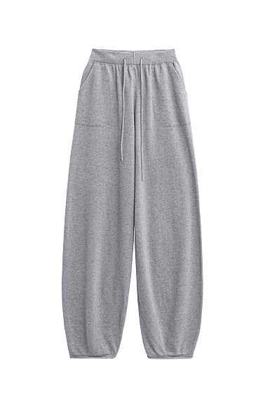 Banana trousers made of cashmere - BRUSNIKA Women Clothes