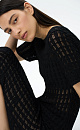 Openwork knit dress - BRUSNIKA. Women clothes