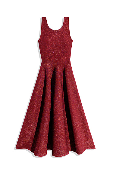 Lurex midi dress - BRUSNIKA Women Clothes