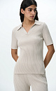 Longline polo shirt - BRUSNIKA. Women clothes