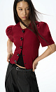 A fitted jacket with voluminous sleeves - BRUSNIKA. Women clothes