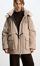 Parka with synthetic filling and an additional collar - BRUSNIKA. Women clothes