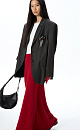 Maxi skirt made of fox fur - BRUSNIKA. Women clothes
