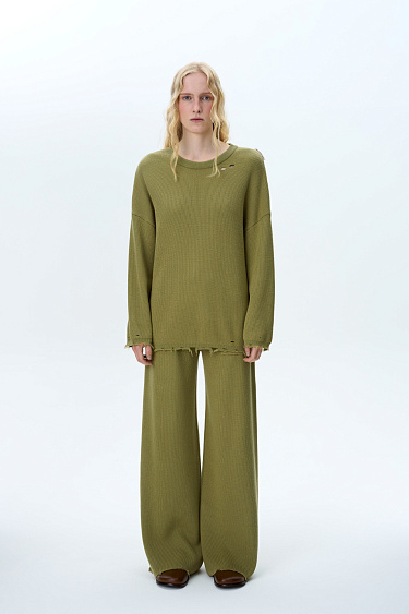 Straight pants - BRUSNIKA Women Clothes