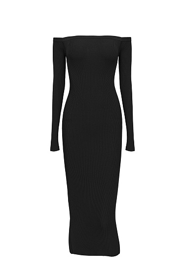 Open shoulder dress - BRUSNIKA Women Clothes