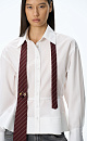 shirt with a ruffle - BRUSNIKA. Women clothes