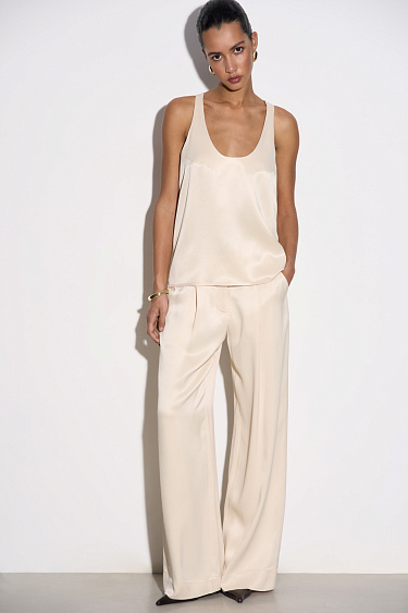 Satin Top - BRUSNIKA Women Clothes