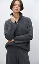 Jumper with a stand collar and a zippe - BRUSNIKA. Women clothes