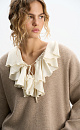 V-neck jumper - BRUSNIKA. Women clothes