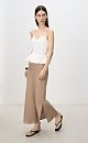 100% linen midi skirt with a slit - BRUSNIKA. Women clothes
