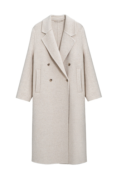 Double-breasted wool coat - BRUSNIKA Women Clothes