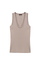 Low-cut top - BRUSNIKA. Women clothes