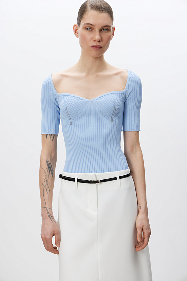 Longline top - BRUSNIKA Women Clothes