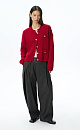 Extrafine Merino Wool Cardigan - BRUSNIKA. Women clothes