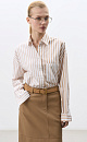 Two-tone oversized shirt - BRUSNIKA. Women clothes