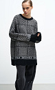 Jacquard pattern jumper - BRUSNIKA. Women clothes