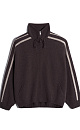 bomber jacket with stripes on the sleeves - BRUSNIKA. Women clothes