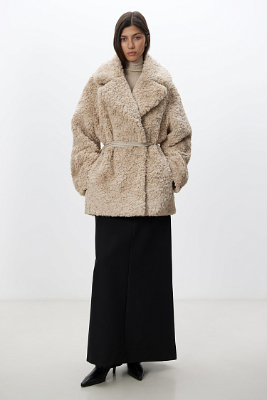 Faux fur coat - BRUSNIKA Women Clothes