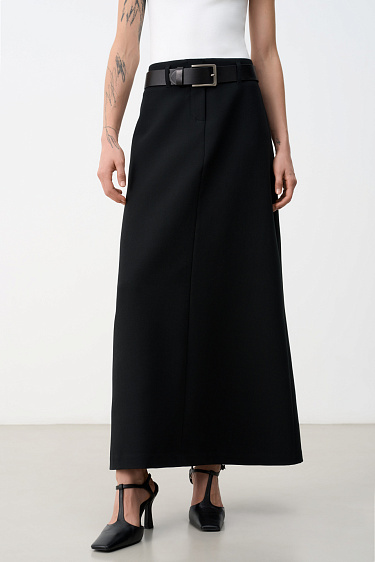 A-line maxi Skirt - BRUSNIKA Women Clothes
