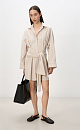Shirt dress with belt - BRUSNIKA. Women clothes