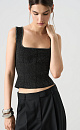 Short lurex corset - BRUSNIKA. Women clothes
