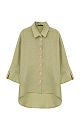 Shirt with an elongated back - BRUSNIKA. Women clothes