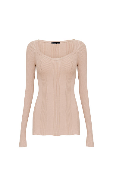 Knit viscose jumper - BRUSNIKA Women Clothes