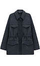 100% wool jacket with drawstring - BRUSNIKA. Women clothes