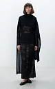Lace skirt made of super kid mohair and baby alpaca - BRUSNIKA. Women clothes
