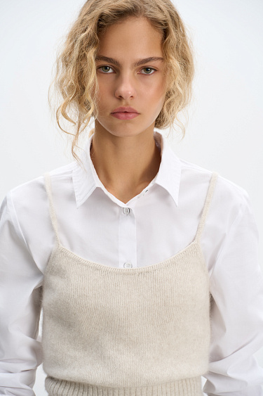 Fox down top - BRUSNIKA Women Clothes