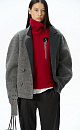 wool jacket with a raglan sleeve - BRUSNIKA. Women clothes