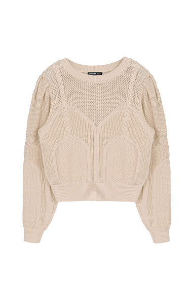 Openwork cotton jumper - BRUSNIKA Women Clothes