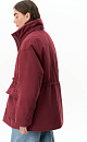 Parka with synthetic filling and an additional collar - BRUSNIKA. Women clothes