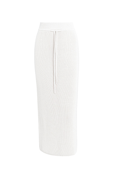 Wool knit midi skirt - BRUSNIKA Women Clothes