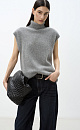 Fox Down Knitted Vest - BRUSNIKA. Women clothes