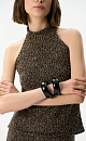Cotton top with sequins - BRUSNIKA. Women clothes