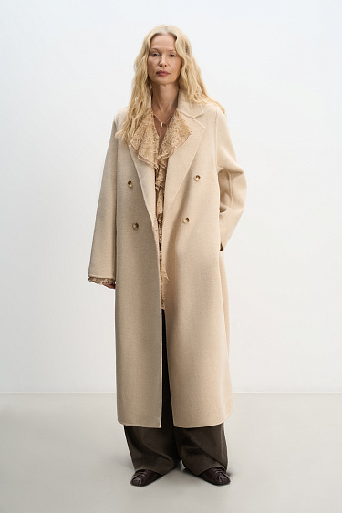 Double-sided wool coat - BRUSNIKA Women Clothes