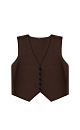 Knitted viscose vest - BRUSNIKA. Women clothes