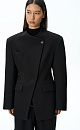 Viscose jacket with large shoulders - BRUSNIKA. Women clothes